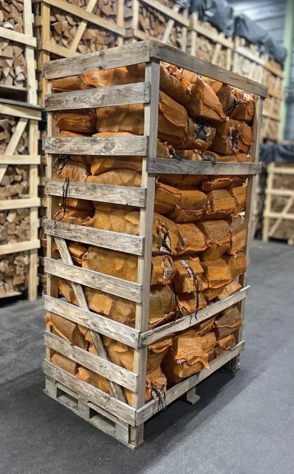 58 sække ovntørret bøgebrænde