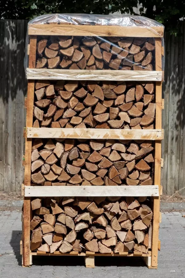 ovntørret egebrænde 1 palle ovntørret eg