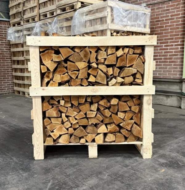 ½ palle ovntørret birkebrænde 1,0 m3