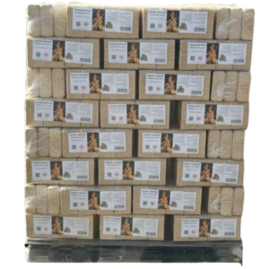 fågelfors træbriketter 960kg storkØb!. min. 3 paller udsolgt