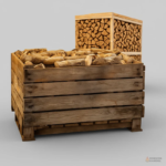 oliven brænde 1 kasse + 1 x bøg ovntørret brændetårn 1m3